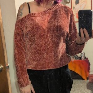 Gianni Bini Off-Shoulder Sweater - Soft And Pink